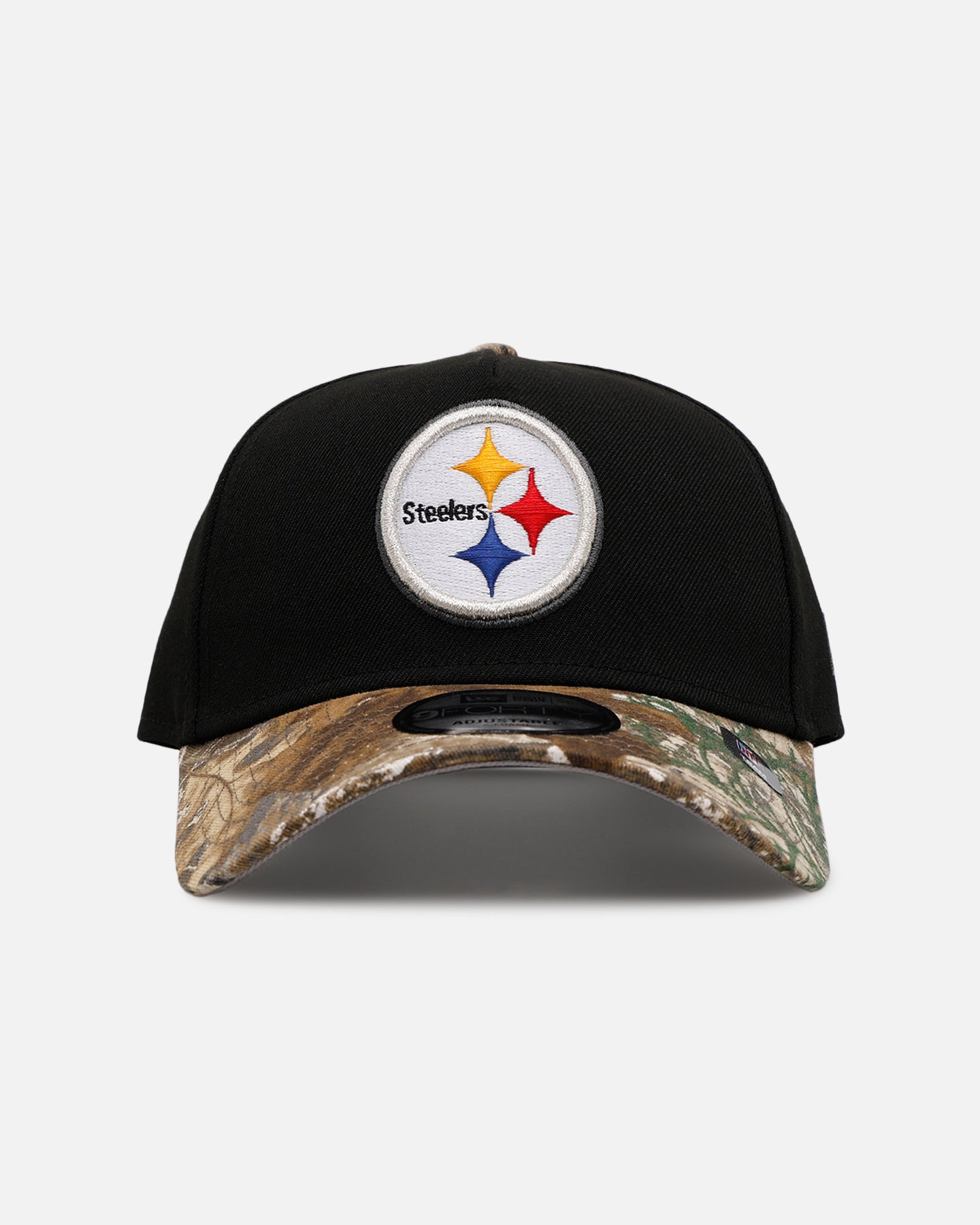 New Era Pittsburgh Steelers 'Black Crown Realtree Visor' 9FORTY A