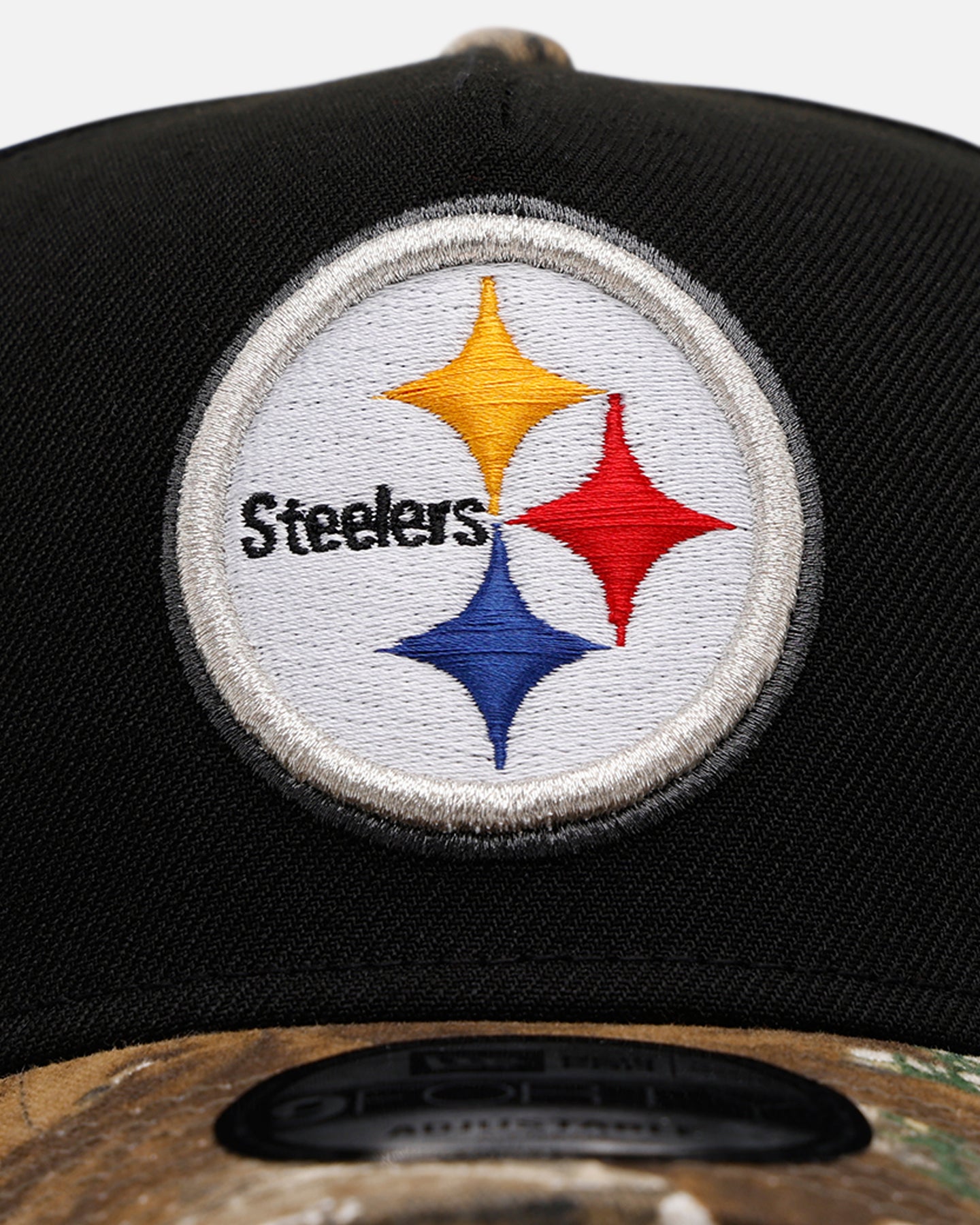 New Era Pittsburgh Steelers 'Black Crown Realtree Visor' 9FORTY A