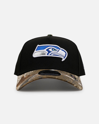 New Era Seattle Seahawks 'Black Crown Realtree Visor' 9FORTY A-Frame Snapback Realtree Edge/Black