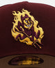 New Era Arizona State Sun Devils 'Walnut Visor' 9FORTY A-Frame Snapback Walnut