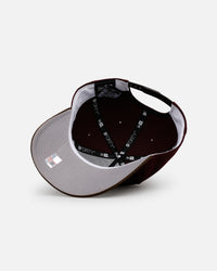 New Era Arizona State Sun Devils 'Walnut Visor' 9FORTY A-Frame Snapback Walnut