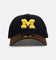 New Era Michigan Wolverines 'Walnut Visor' 9FORTY A-Frame Snapback Walnut