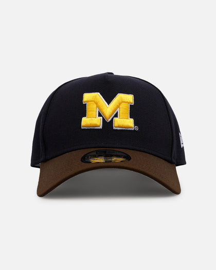 New Era Michigan Wolverines 'Walnut Visor' 9FORTY A-Frame Snapback Walnut