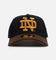 New Era Notre Dame Fighting Irish 'Walnut Visor' 9FORTY A-Frame Snapback Walnut