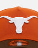 New Era Texas Longhorns 'Walnut Visor' 9FORTY A-Frame Snapback Walnut