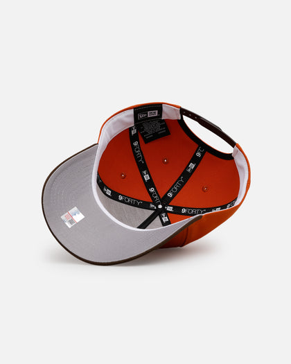 New Era Texas Longhorns 'Walnut Visor' 9FORTY A-Frame Snapback Walnut