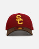 New Era USC Trojans 'Walnut Visor' 9FORTY A-Frame Snapback Walnut