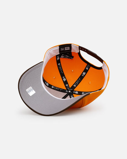 New Era Wyoming Cowboys 'Walnut Visor' 9FORTY A-Frame Snapback Walnut