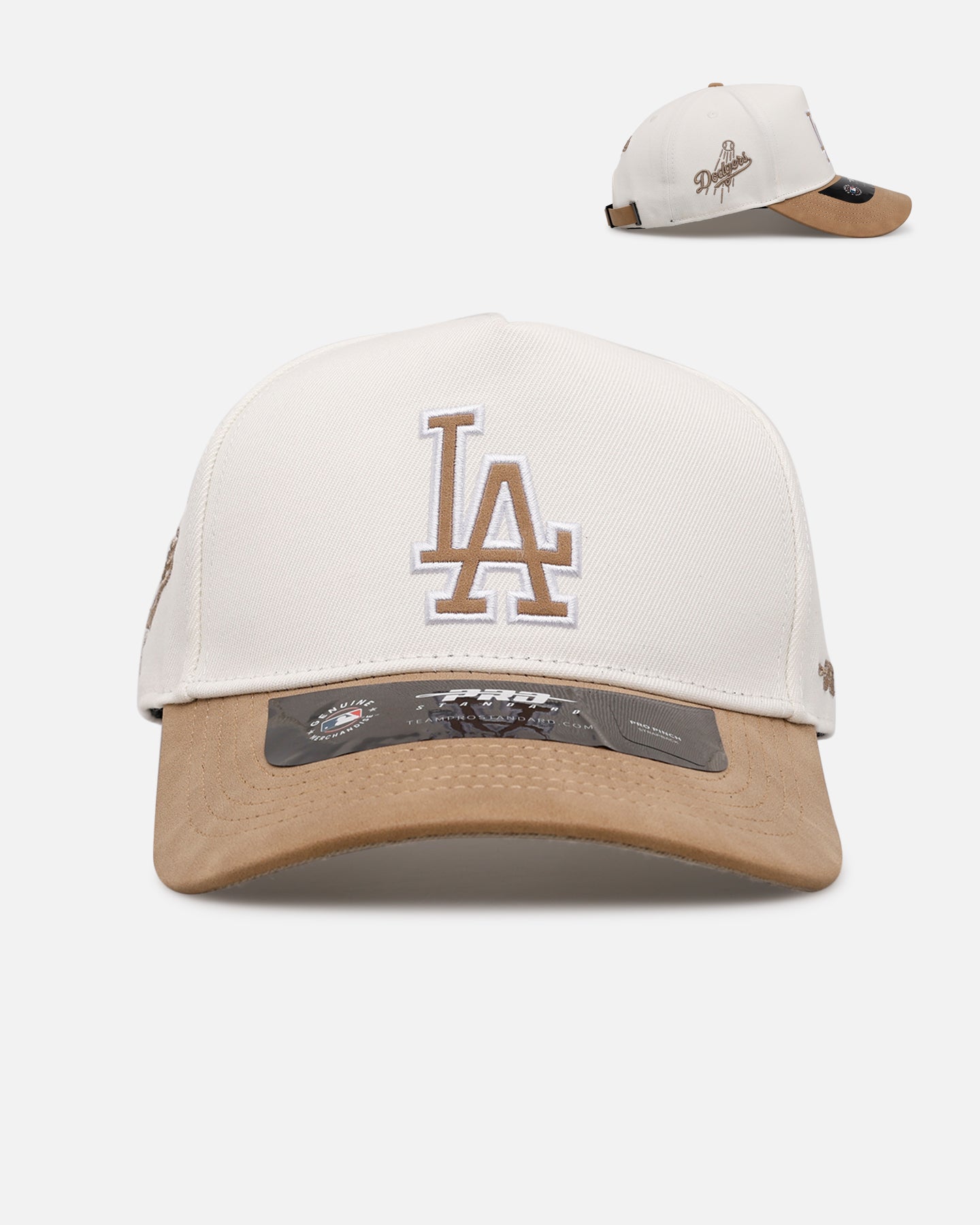 Pro Standard Los Angeles Dodgers 'Panel' Pro Pinch Strapback White