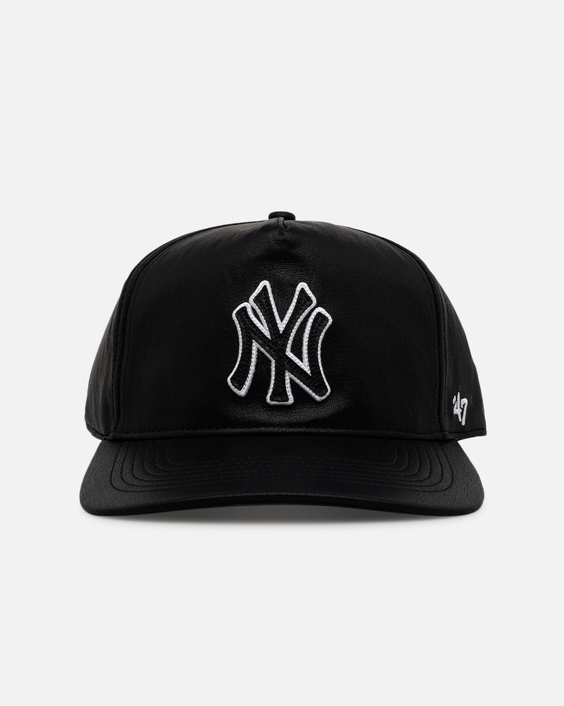47 Brand New York Yankees 'Leather' Hitch Strapback Black