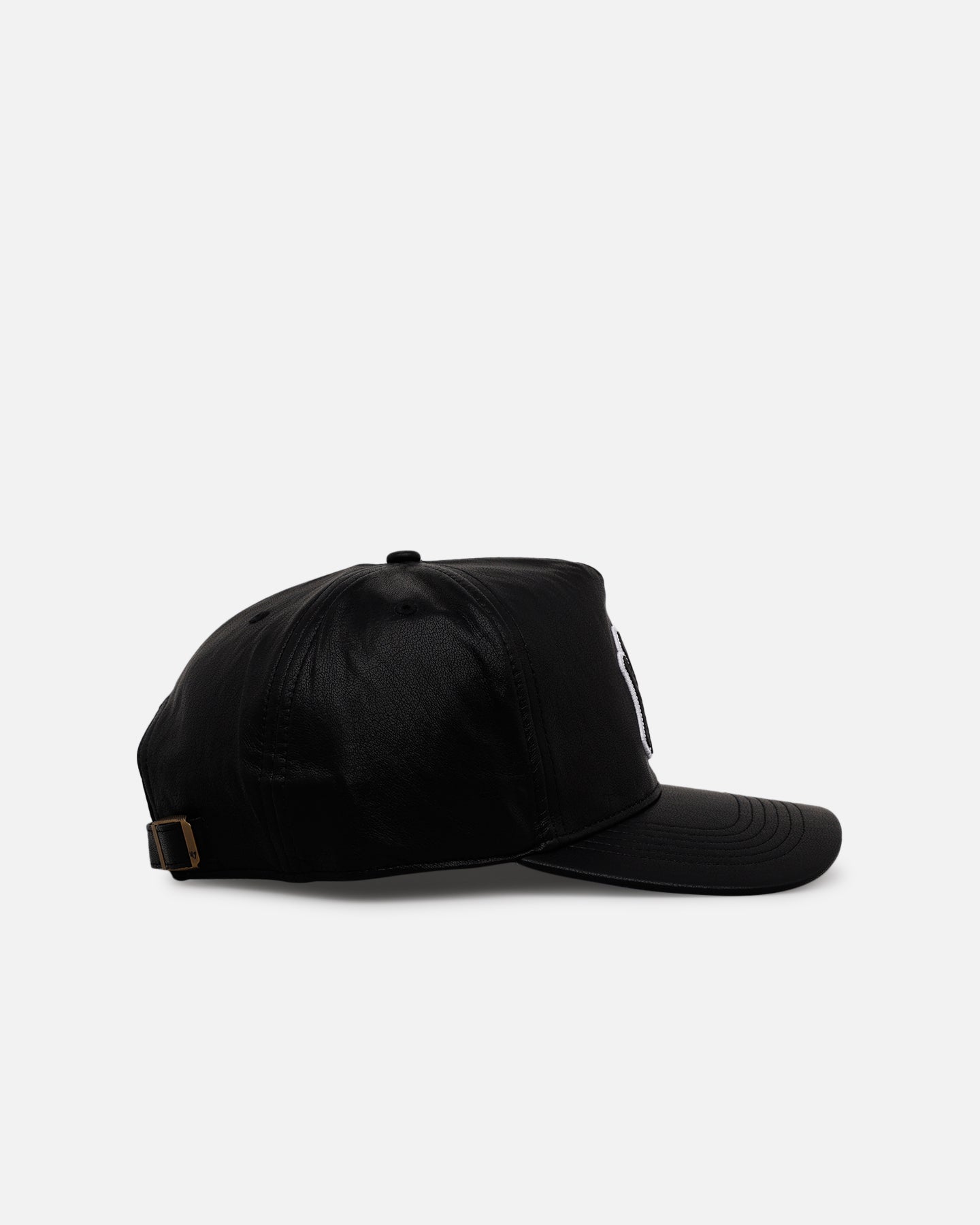 47 Brand New York Yankees 'Leather' Hitch Strapback Black