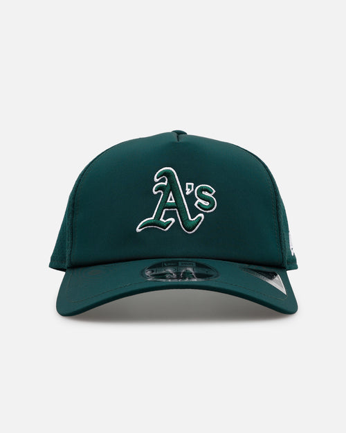 New Era Oakland Athletics 'Batting Practice' 9FORTY A-Frame Trucker Snapback Official Team Color