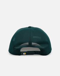 New Era Oakland Athletics 'Batting Practice' 9FORTY A-Frame Trucker Snapback Official Team Color