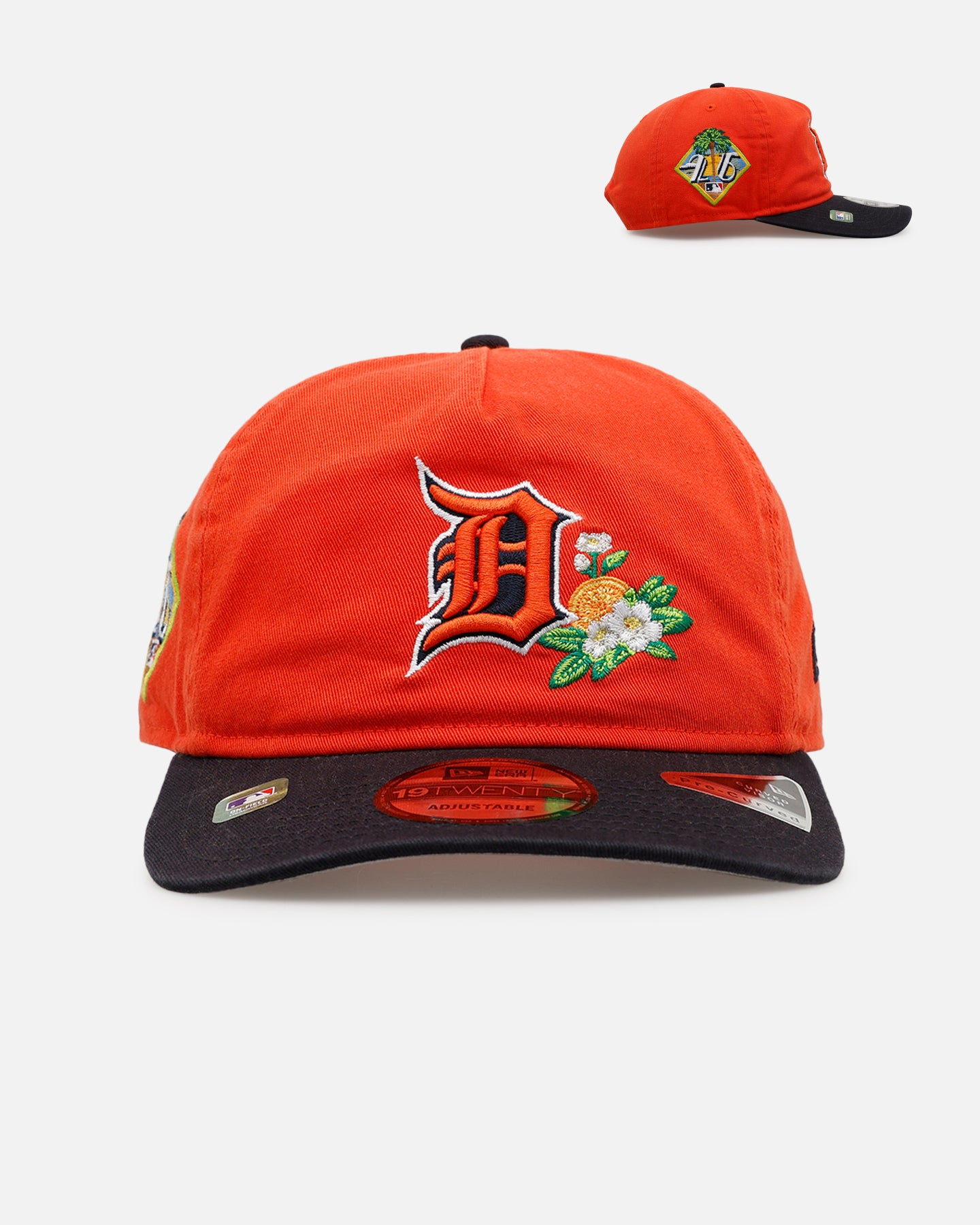 応援グッズ YSM NEWERA DETROIT TIGERS PIPING 7 1/4 New Era Detroit Tigers 'Spring Training' 19TWENTY Snapback
