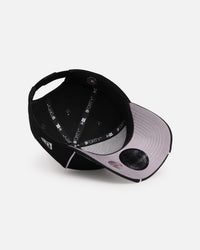 New Era Boston Red Sox 'Piping' 9FORTY A-Frame Snapback Black/White