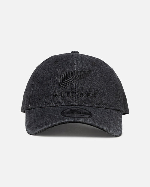 New Era New Zealand All Blacks 'Washed Denim' 9TWENTY Casual Strapback Black