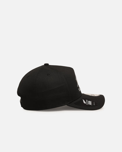 New Era New Zealand All Blacks 'Silver Badge' 9FORTY A-Frame Snapback Black