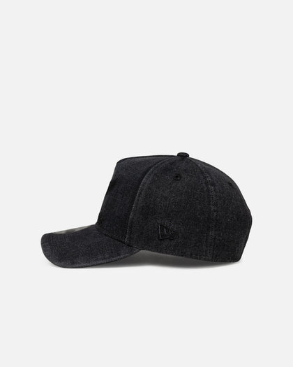 New Era New Zealand All Blacks 'Washed Denim' 9FORTY A-Frame Snapback Black