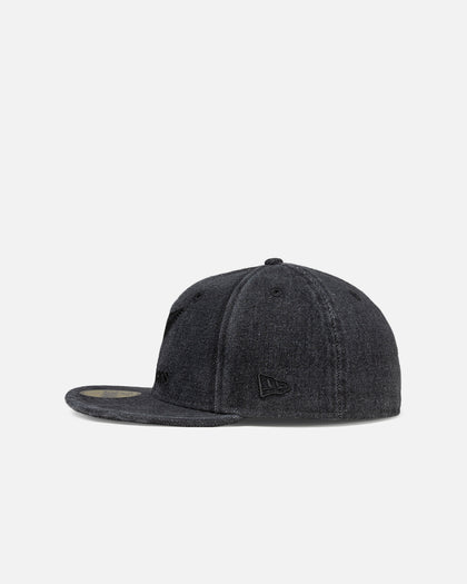 New Era New Zealand All Blacks 'Washed Denim' 59FIFTY Fitted Black