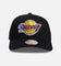 Mitchell & Ness Los Angeles Lakers 'Upside Down Logo' Pro Pinch Snapback Black