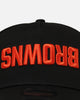 New Era Cleveland Browns 'Upside Down Logo' 9FORTY A-Frame Snapback Black