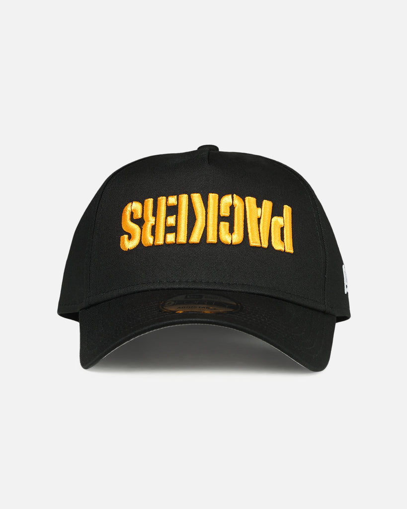 New Era Green Bay Packers 'Upside Down Logo' 9FORTY A-Frame