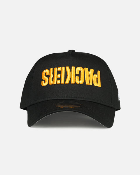 New Era Green Bay Packers 'Upside Down Logo' 9FORTY A-Frame