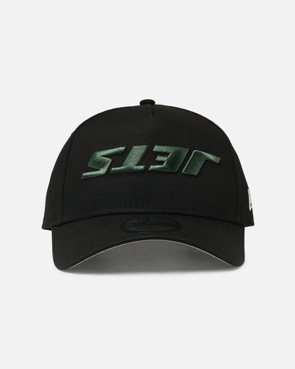 New Era New York Jets 'Upside Down Logo' 9FORTY A-Frame Snapback Black