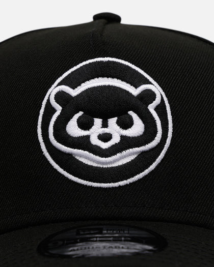 Chicago Cubs New Era 9Forty A-Frame SnapBack Adjustable Khaki Hat Cap
