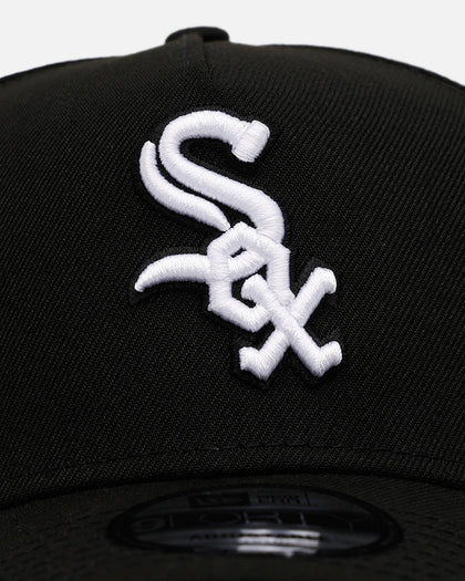 New Era Chicago White Sox 'Black And White' 9FORTY A-Frame Snapback Black/White