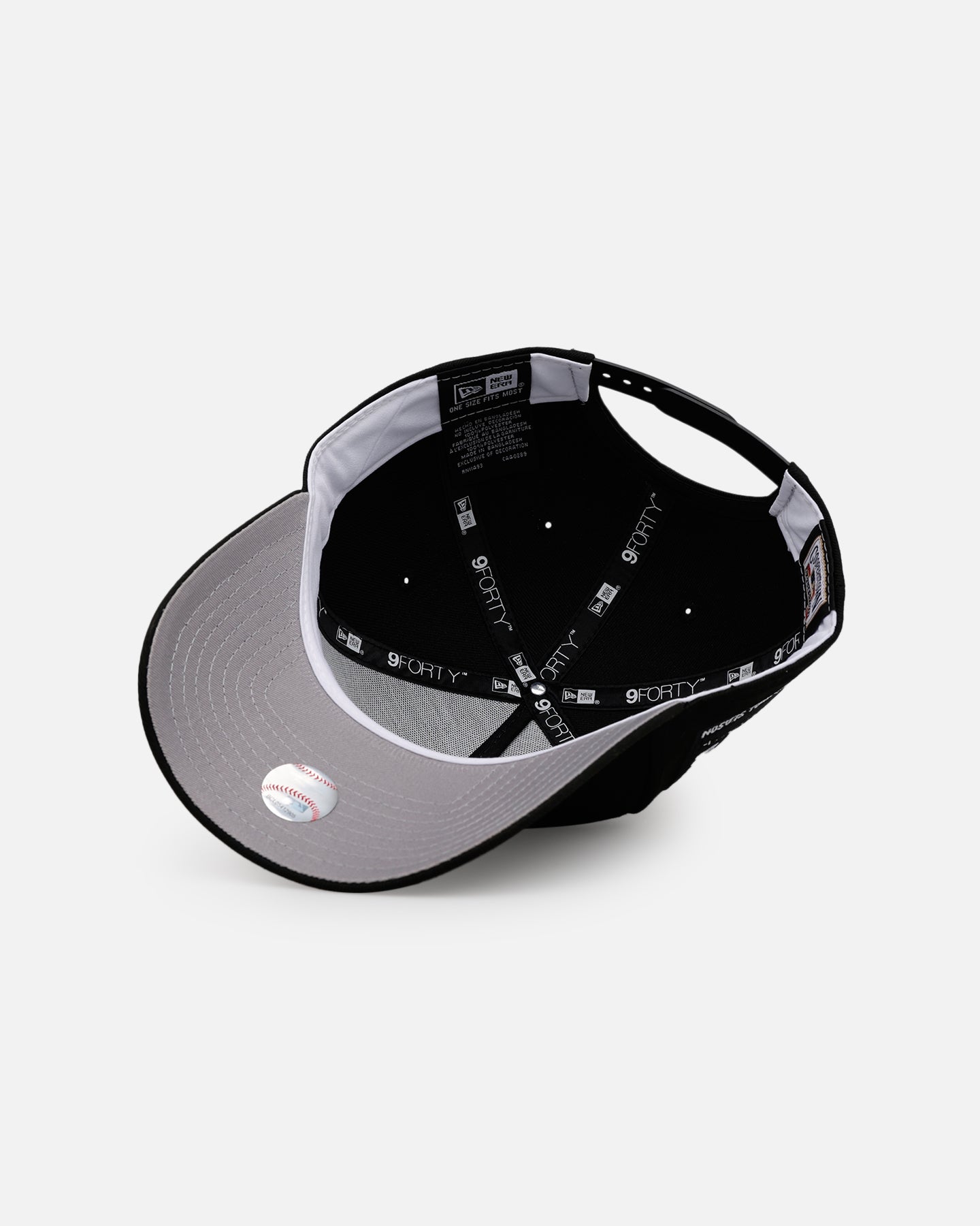 New Era Houston Astros 'Black And White' 9FORTY A-Frame Snapback