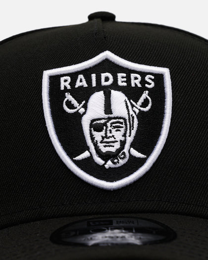 New Era Las Vegas Raiders 'Black And White' 9FORTY A-Frame Snapback Black/White