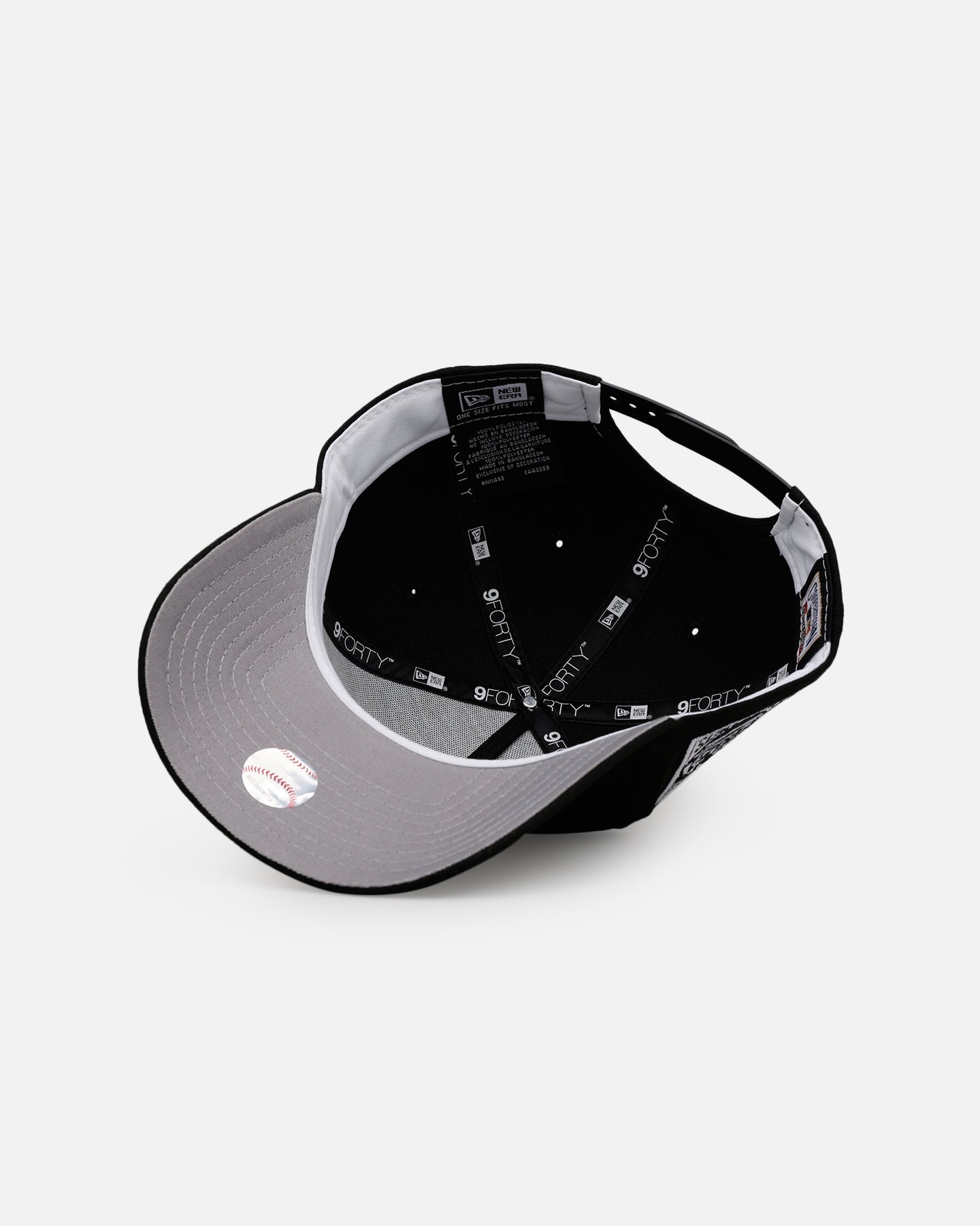 New Era New York Mets 'Black And White' 9FORTY A-Frame Snapback
