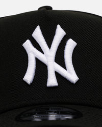 New Era New York Yankees 'Black And White' 9FORTY A-Frame Snapback Black/White
