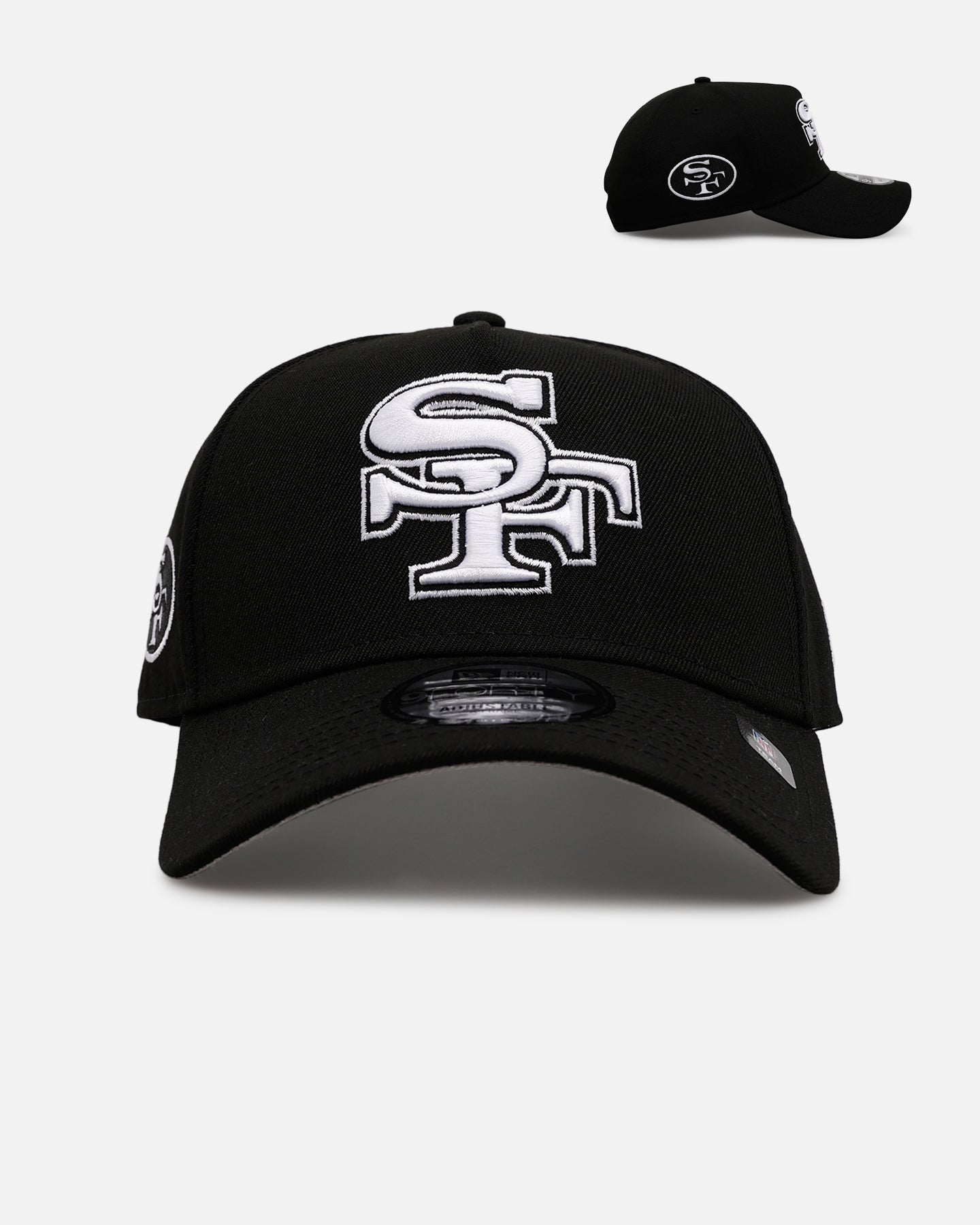New Era San Francisco 49ers 'Black And White' 9FORTY A-Frame