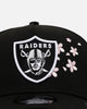 New Era Las Vegas Raiders 'Cherry Blossoms' 9FORTY A-Frame Snapback Official Team Color