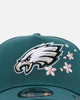 New Era Philadelphia Eagles 'Cherry Blossoms' 9FORTY A-Frame Snapback Official Team Color