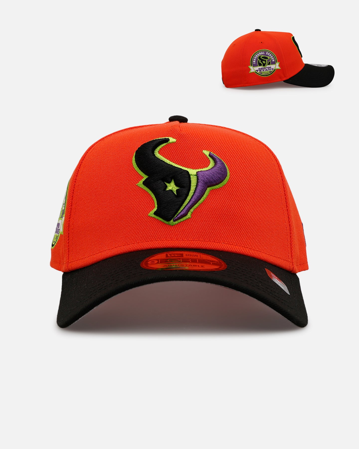 New Era Houston Texans 'Halloween' 9FORTY A-Frame Snapback Orange