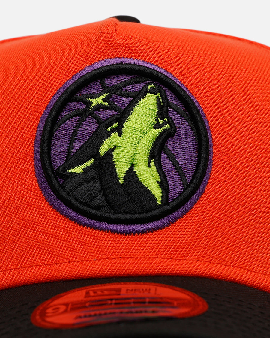 New Era Minnesota Timberwolves 'Halloween' 9FORTY A-Frame Snapback Ora ...