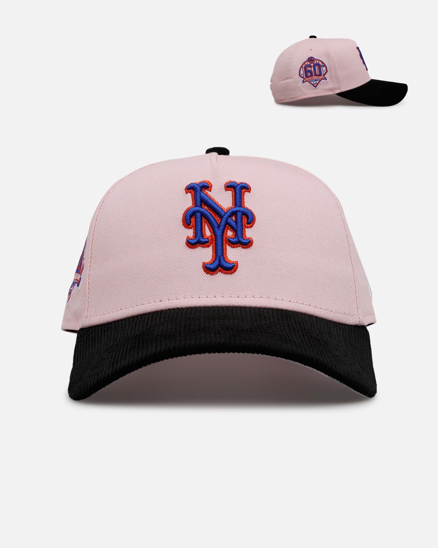 New Era New York Mets 'Pink Crown' 9FORTY A-Frame Snapback Pink