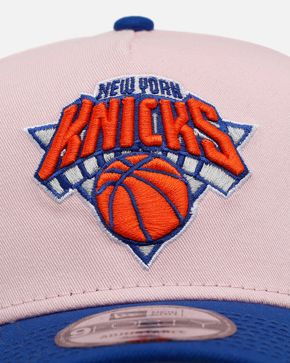 New Era New York Knicks 'Pink Crown' 9FORTY A-Frame Snapback Pink