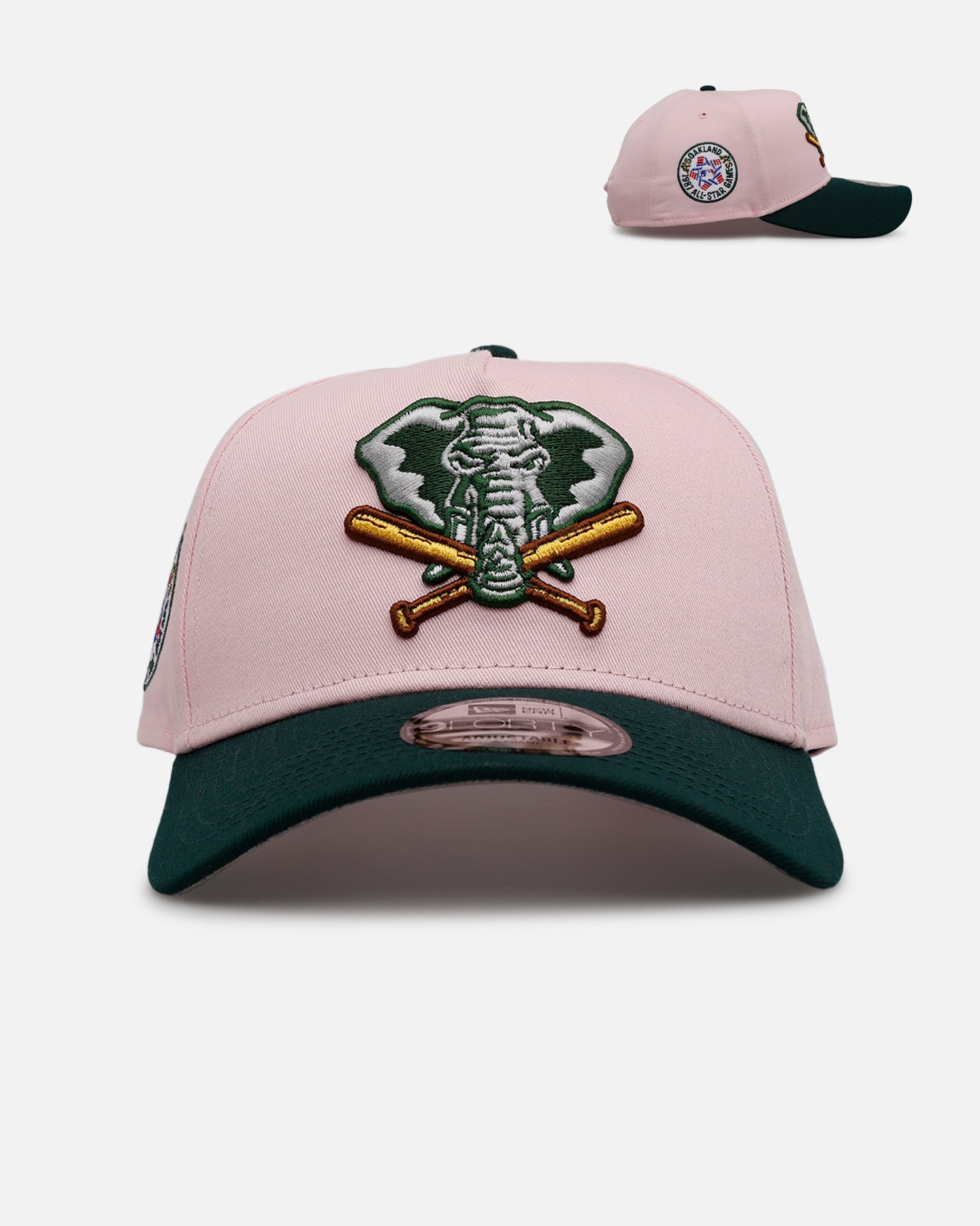 New Era Oakland Athletics 'Pink Crown' 9FORTY A-Frame Snapback