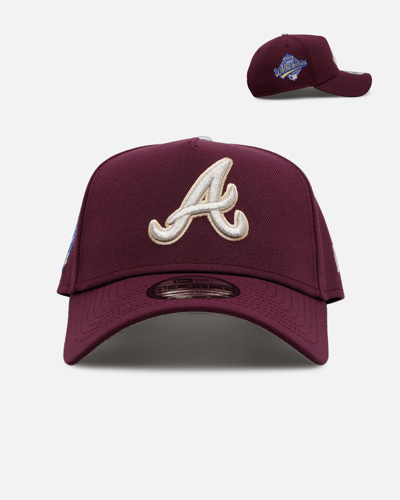 New Era Atlanta Braves 'Plum' 9FORTY A-Frame Snapback Plum
