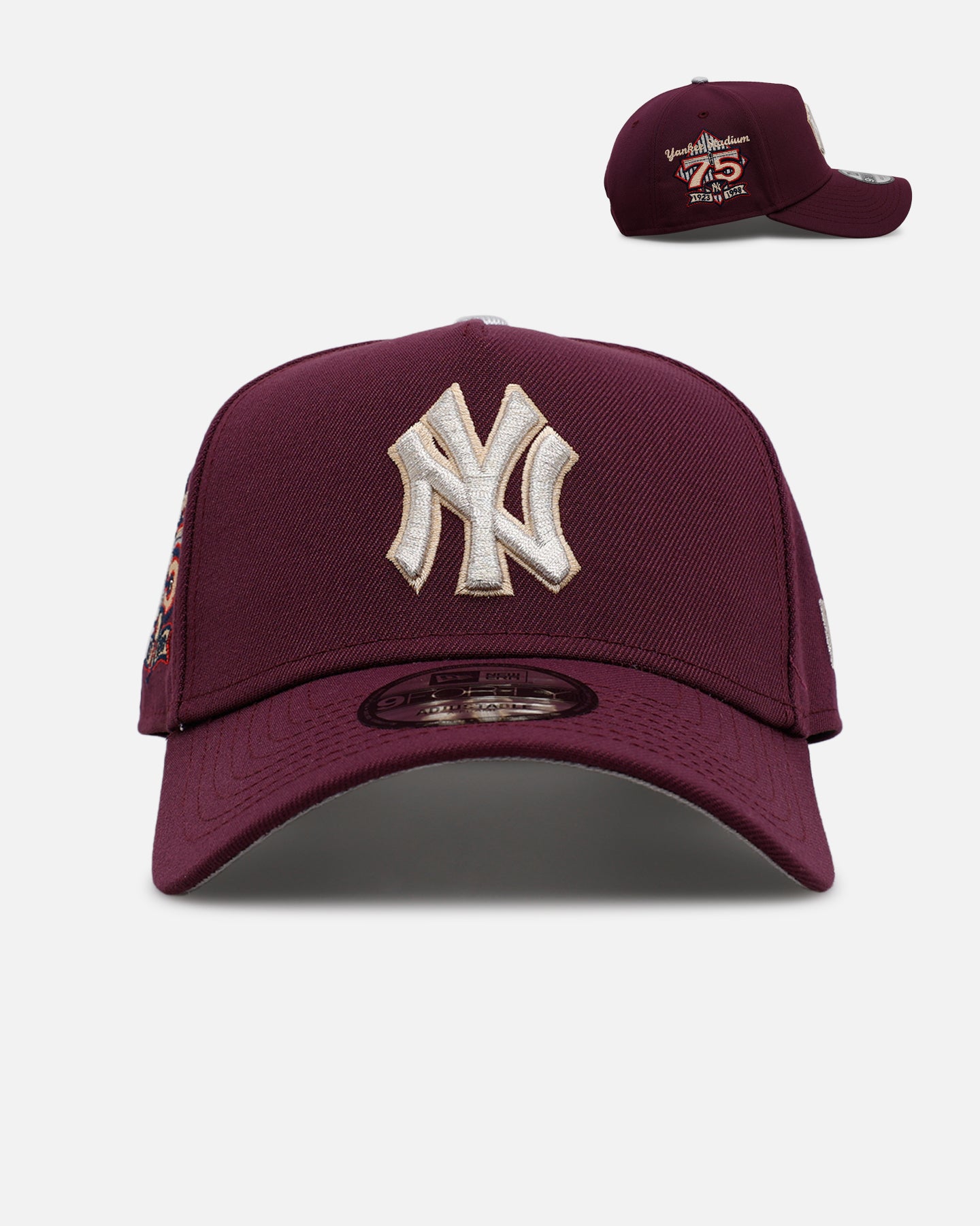 New Era New York Yankees 'Plum' 9FORTY A-Frame Snapback Plum