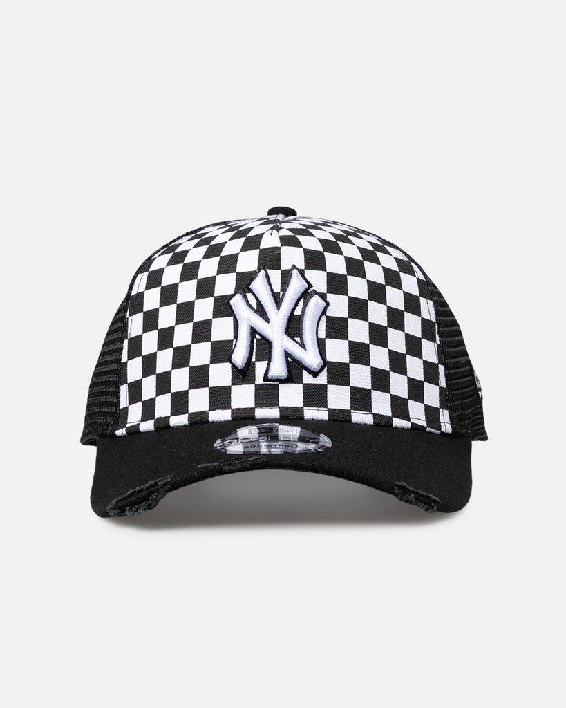 New Era New York Yankees 'Checker Trucker' 9FORTY A-Frame Trucker