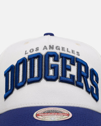 Mitchell & Ness Los Angeles Dodgers 'Arch' MVP Snapback Cream
