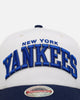 Mitchell & Ness New York Yankees 'Arch' MVP Snapback Cream