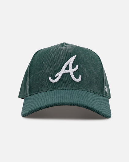 47 Brand Atlanta Braves 'Apollo Cord Dark Green' 47 Offside Snapback Dark Green