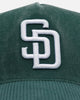 47 Brand San Diego Padres 'Apollo Cord Dark Green' 47 Offside Snapback Dark Green