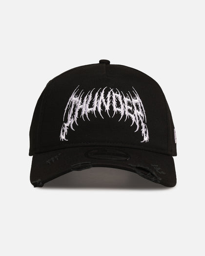 New Era Oklahoma City Thunder 'Hardcore Arch' 9FORTY A-Frame Snapback Black/White